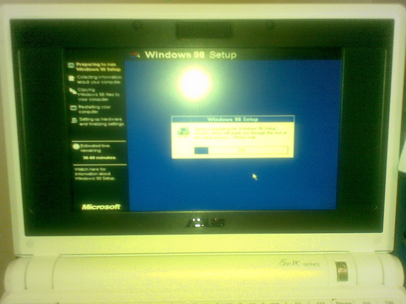 Windows 98 boot usb