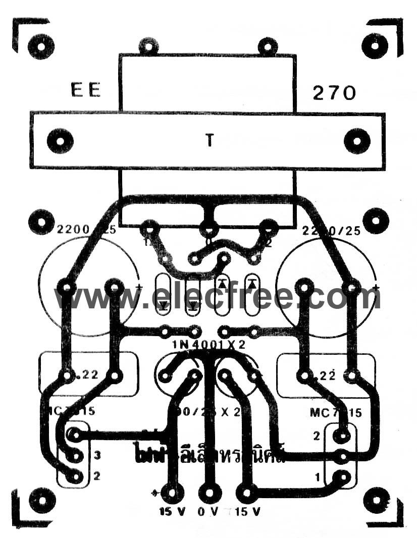 Lm7915 схема включения