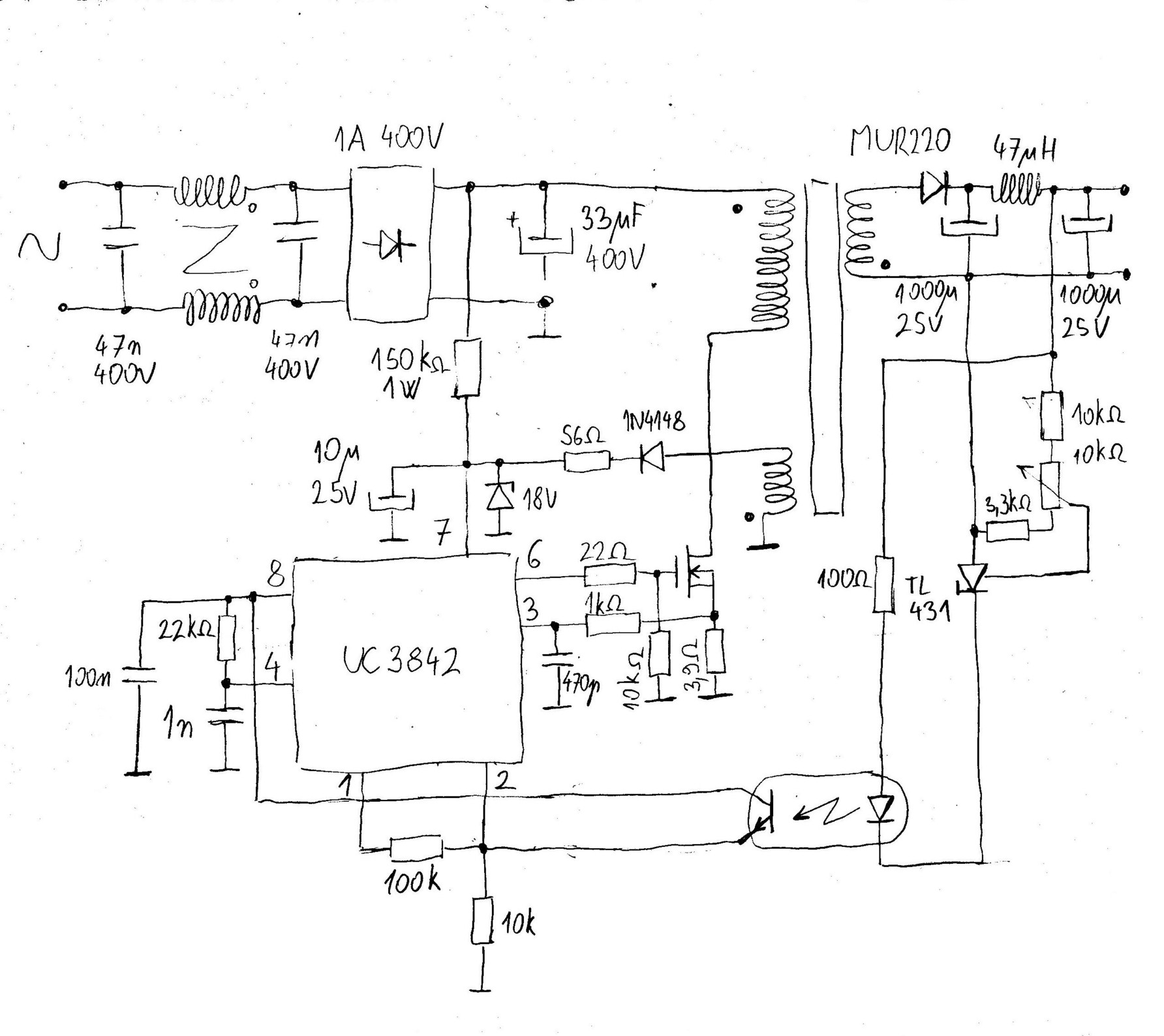 Hp6208 схема включения